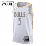 Chicago Bulls Trikot Josh Giddey Nike 2024-25 City Edition Weiß Swingman - Kinder